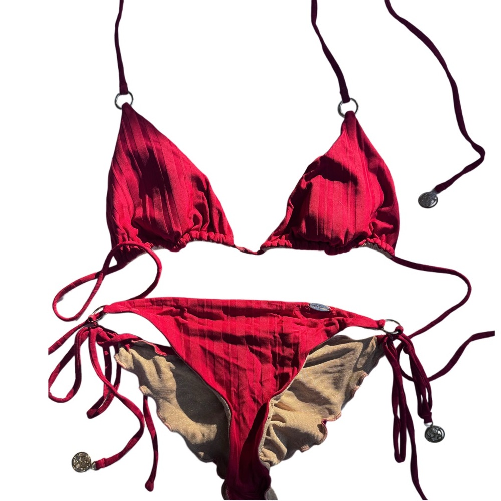 Lilu Fama Red Bikini Set